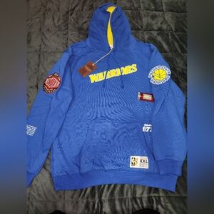 Men's Golden State Warriors Team Origins Fleece Pullover Hoodie Size 2X NWT